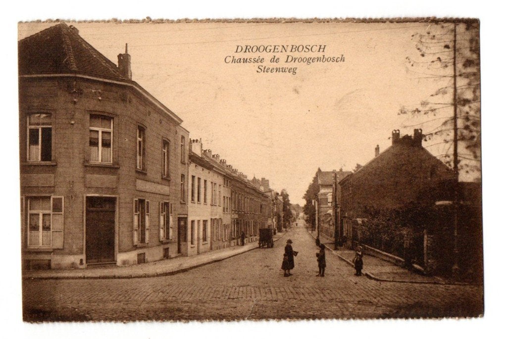 Drogenbos - Chaussée de Droogenbosch, Verzamelen, Ophalen of Verzenden, 1920 tot 1940, Gelopen, Brussel (Gewest)