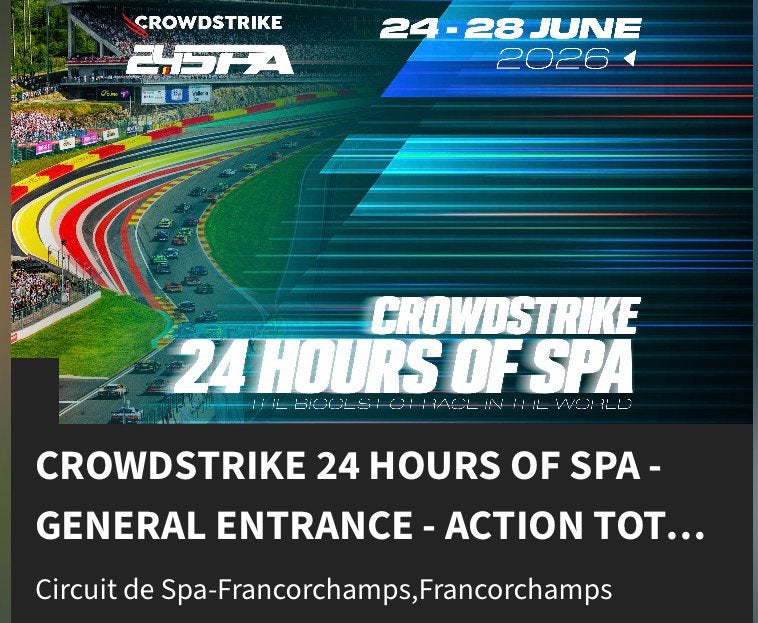 2 places 24H Spa, Deux personnes, Plusieurs jours
