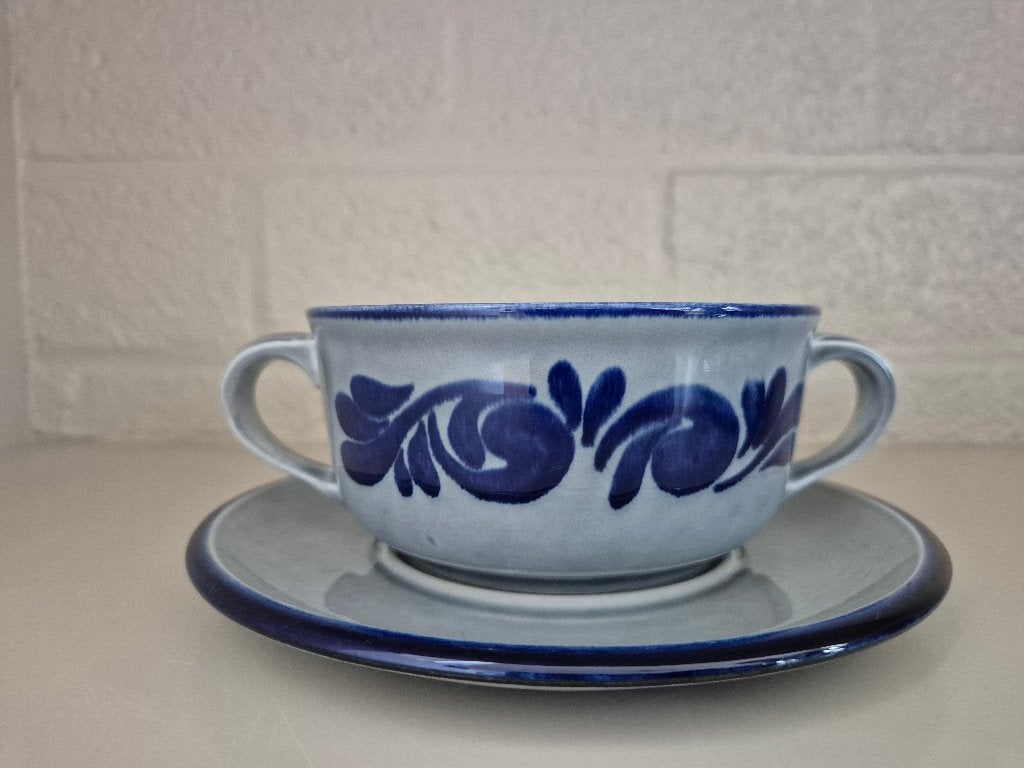 Vintage servies Boch Grau-Blau, Antiek en Kunst, Ophalen of Verzenden