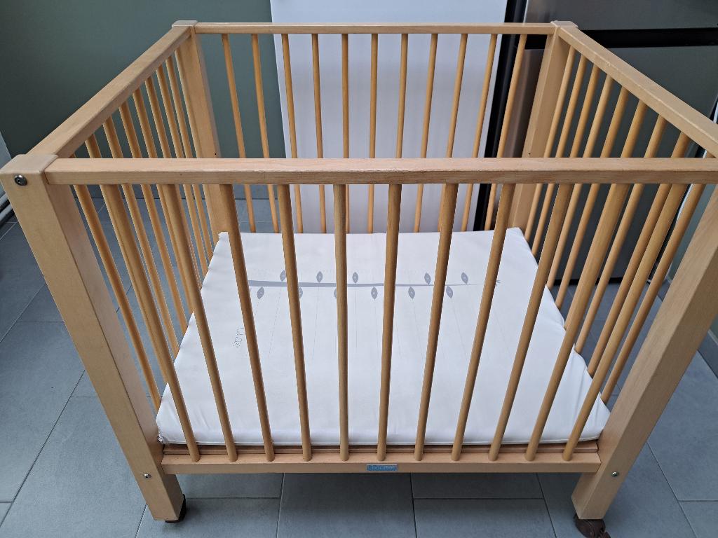 Babypark en parkmobiel, Enlèvement, Utilisé, Rectangulaire, Roulettes