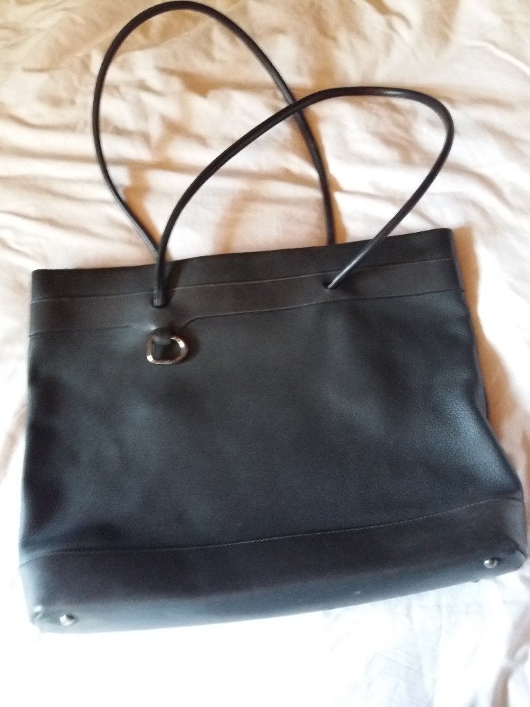 Delvaux handtas, Ophalen, Gebruikt, Zwart, Handtas