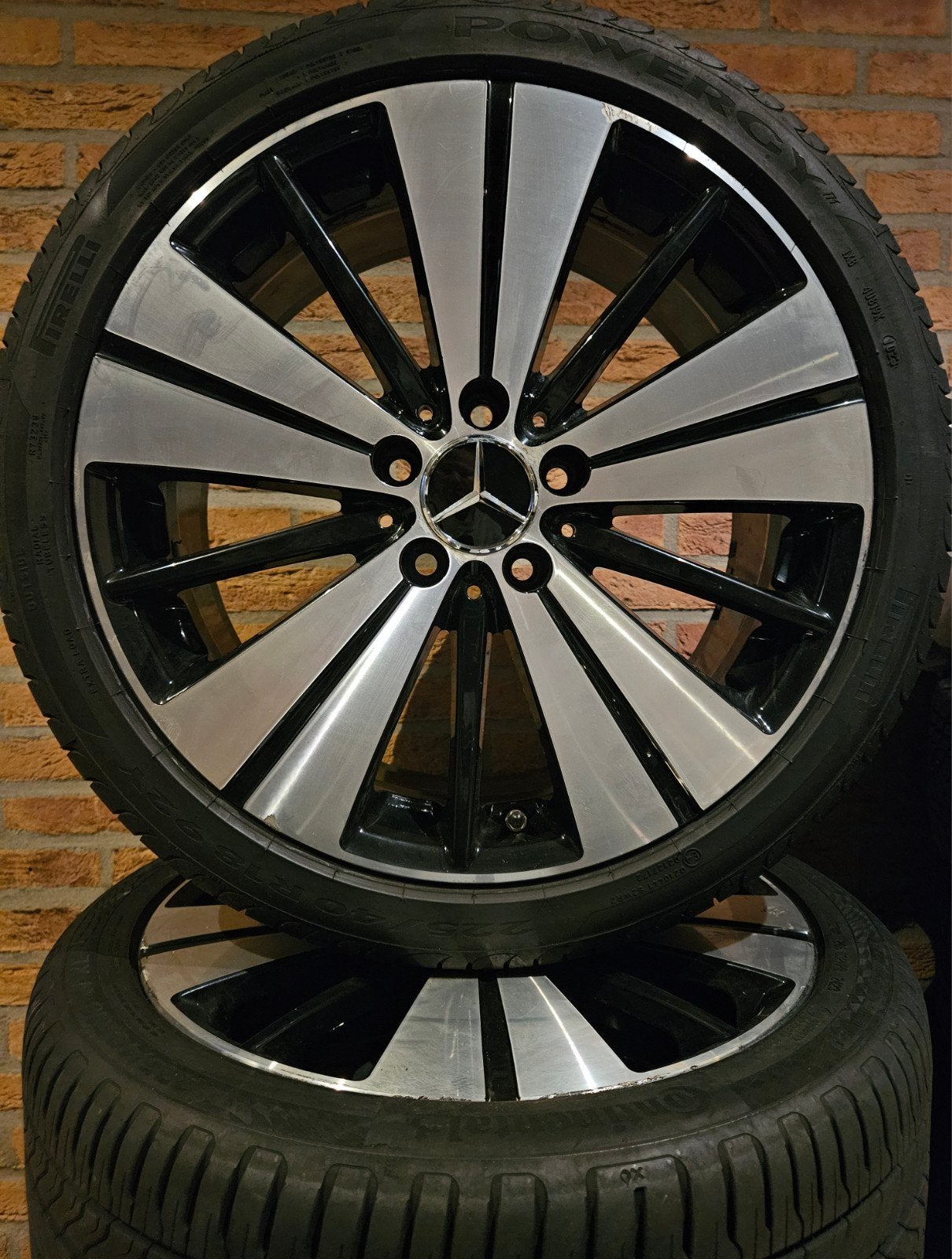 18 inch Mercedes CLA Velgenset 5x112 225-40R18 TPMS 7mm, Auto-onderdelen, Banden en Velgen, Ophalen, 18 inch, Banden en Velgen