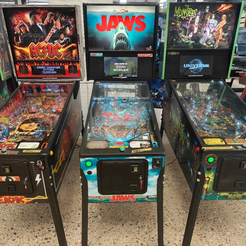 Pinball/flipper/flipper Jaws, Collections, Enlèvement, Utilisé, Flipper (jeu), Stern