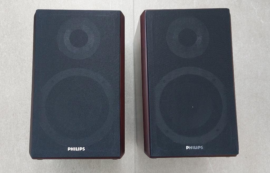 Philips luidsprekers 4ohm, Audio, Tv en Foto, Ophalen of Verzenden, Gebruikt, Front, Rear of Stereo speakers, Philips
