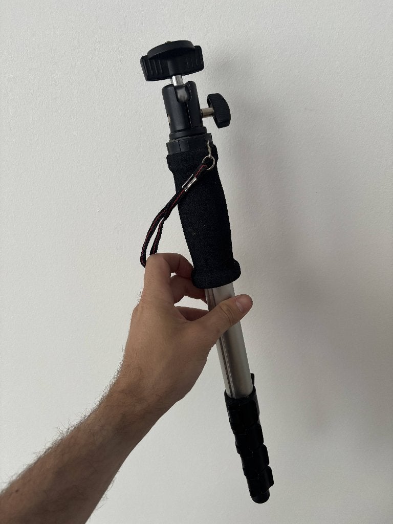 Foto: monopod, Audio, Tv en Foto, Fotografie | Statieven en Balhoofden, Monopod functie, Eenpoot, Ophalen of Verzenden, Gebruikt