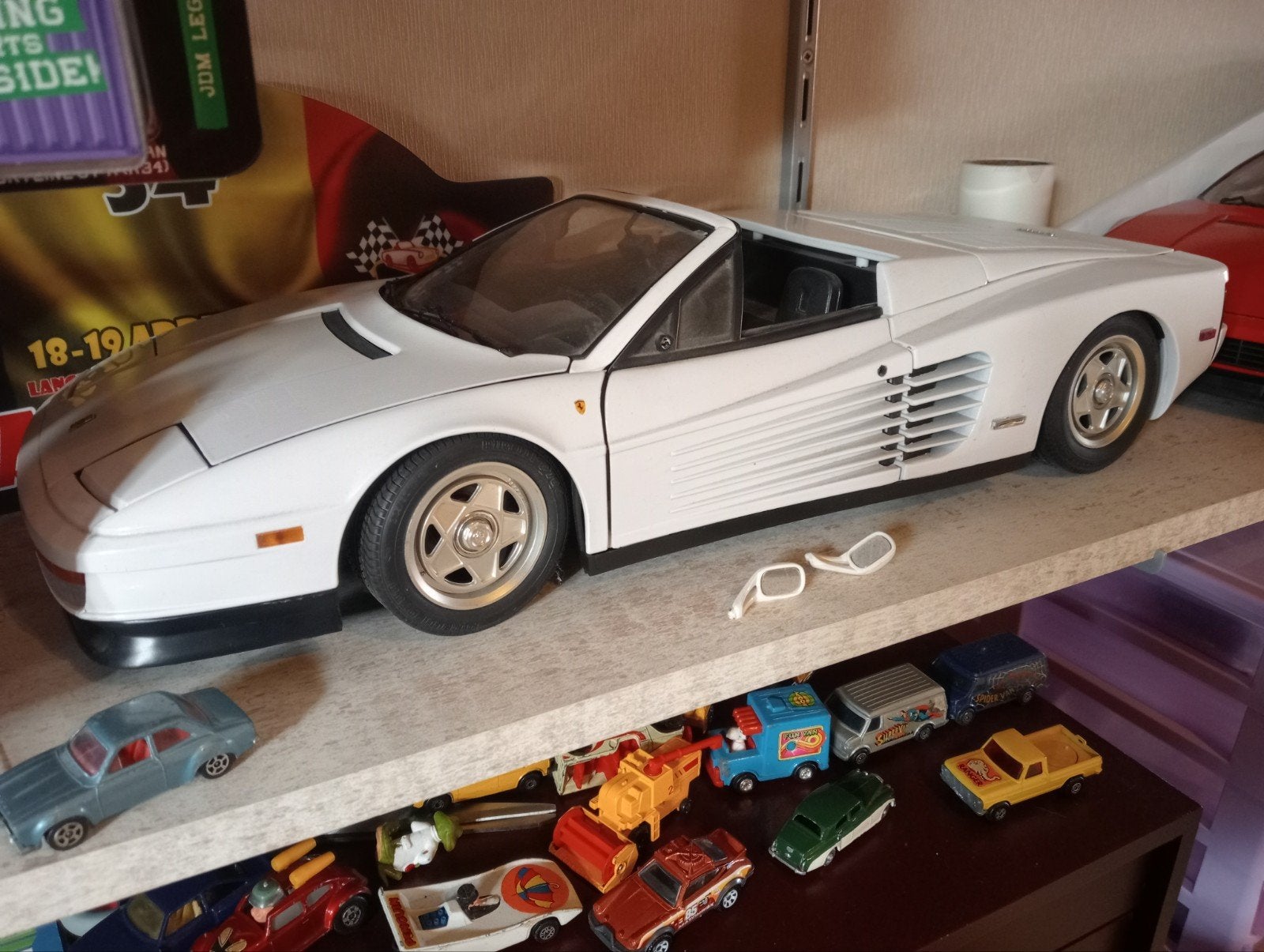 Ferrari pocher 1/8, Enlèvement