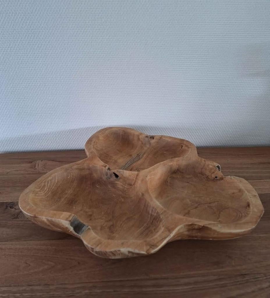 Teakschaal diameter 40cm, Ophalen