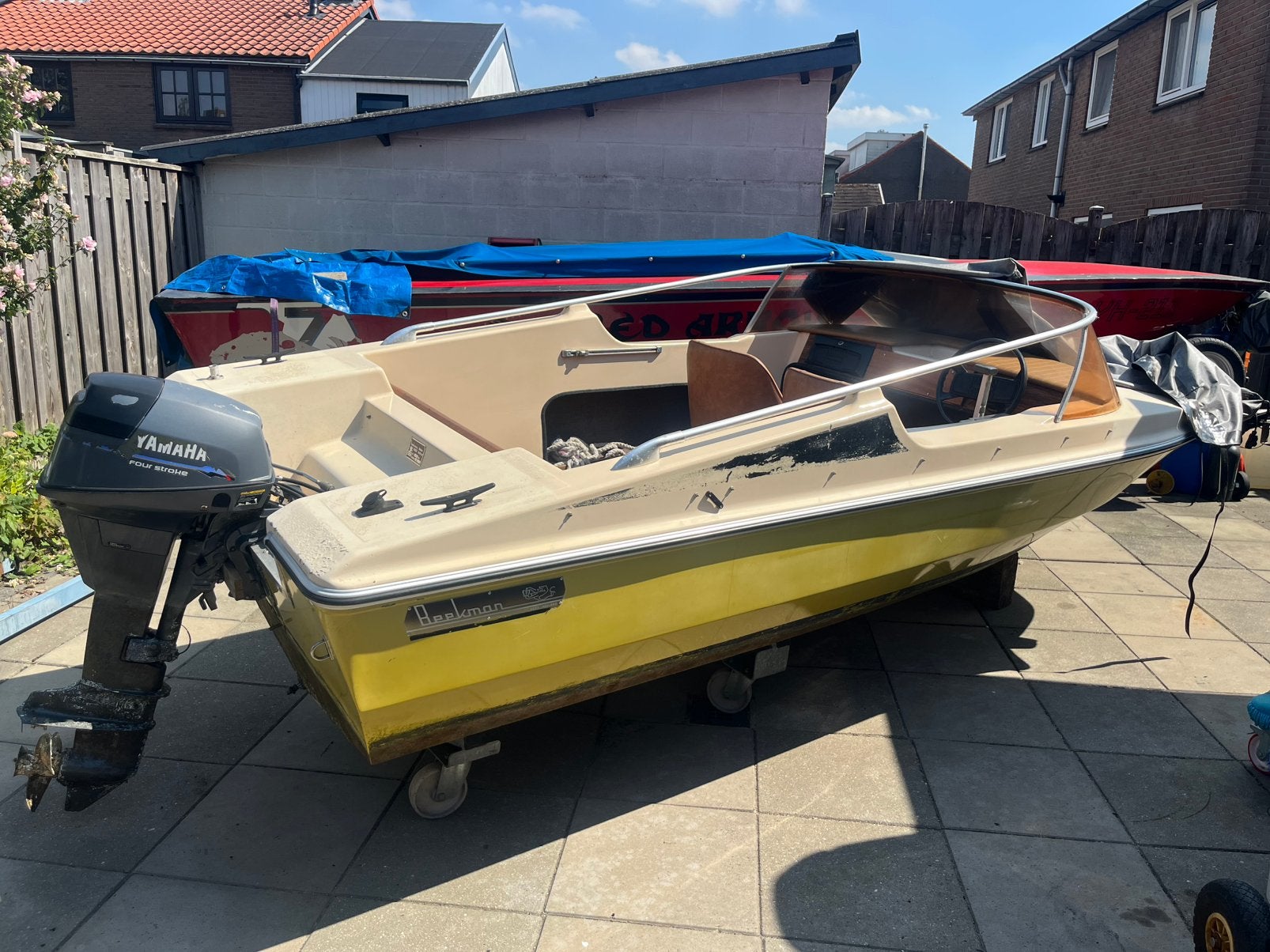 Beekman speedboot jaren 80, Sports nautiques & Bateaux, Speedboat, 4 m, Beekman, Utilisé, Moteur hors-bord