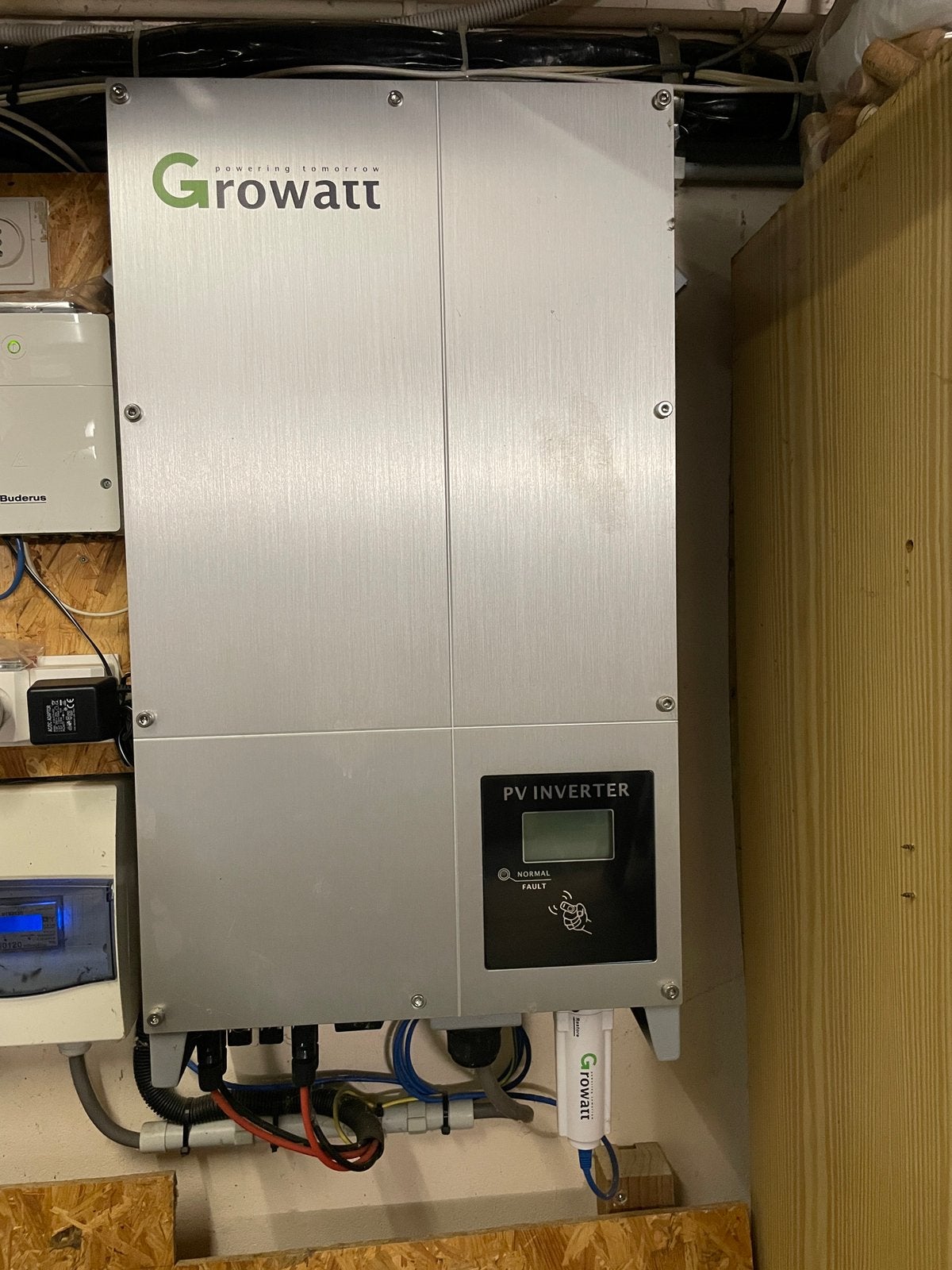 Growatt 10000UE driefasige zonnepaneelomvormer – 10 kW, Bricolage & Construction, Panneaux solaires & Accessoires, Utilisé, Autres types