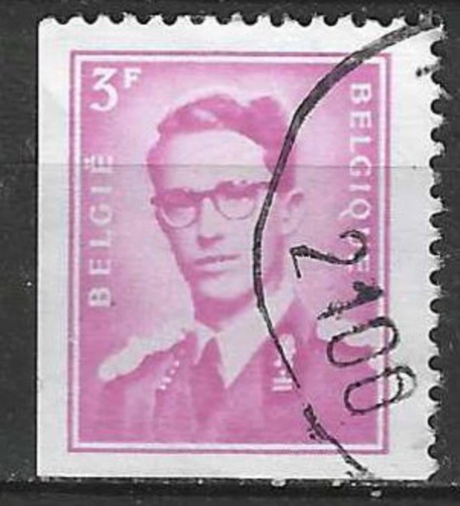 Belgie 1969 - Yvert 1485 /OBP 1485 LO - Boudewijn (ST), Verzenden, Gestempeld, Gestempeld, Koninklijk huis