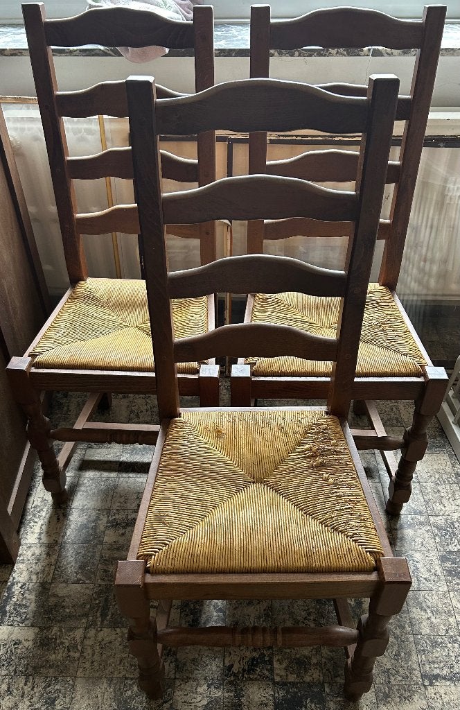 3 chaises de salon assis en osier, Enlèvement