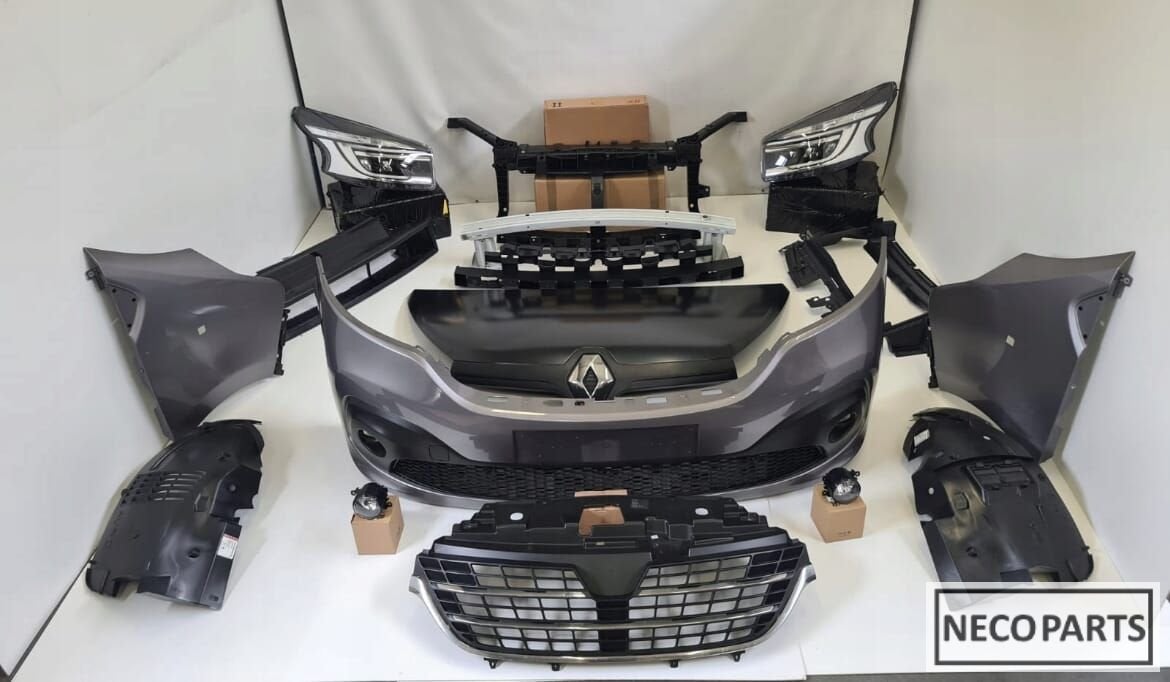 RENAULT TRAFIC 3 2.0 FACELIFT COMPLEET VOORKOP BUMPER O.A!!, Auto-onderdelen, Gebruikt, -, Renault, -