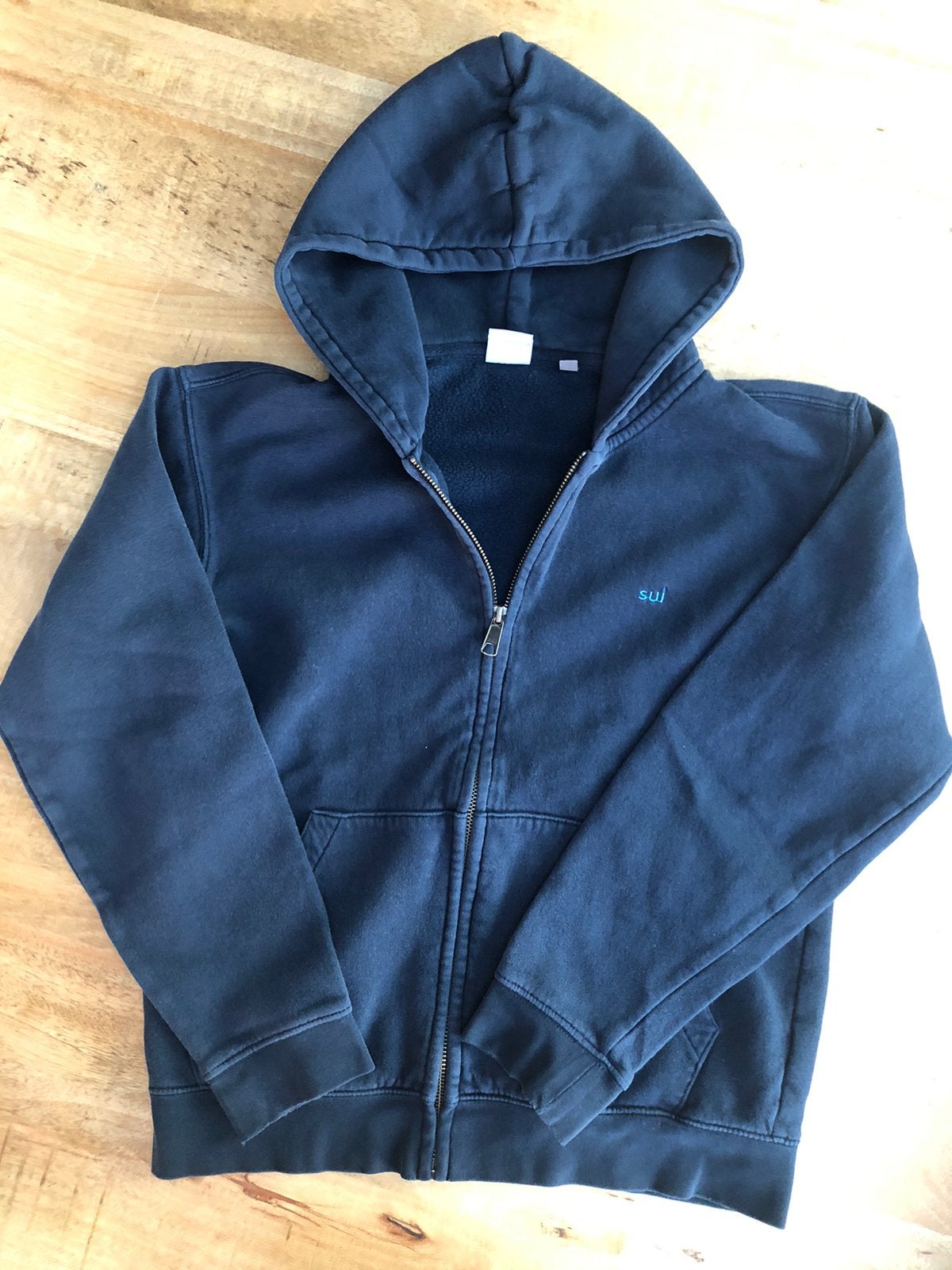 SUI - Hoodie met rits, Kleding | Heren, Truien en Vesten, Ophalen, Gedragen, Overige maten, Blauw