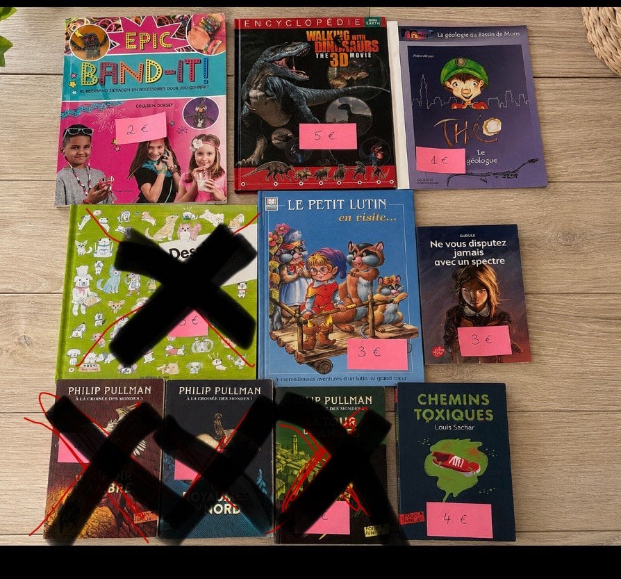 Lot de livres, Enlèvement, Comme neuf