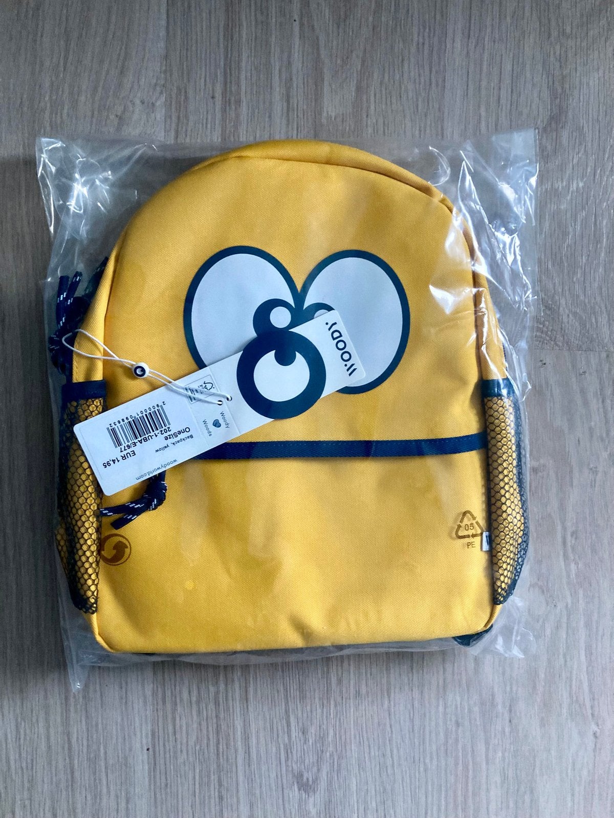 Nieuwe gele rugzak van Woody, Bijoux, Sacs & Beauté, Enlèvement ou Envoi, Neuf, Autres marques