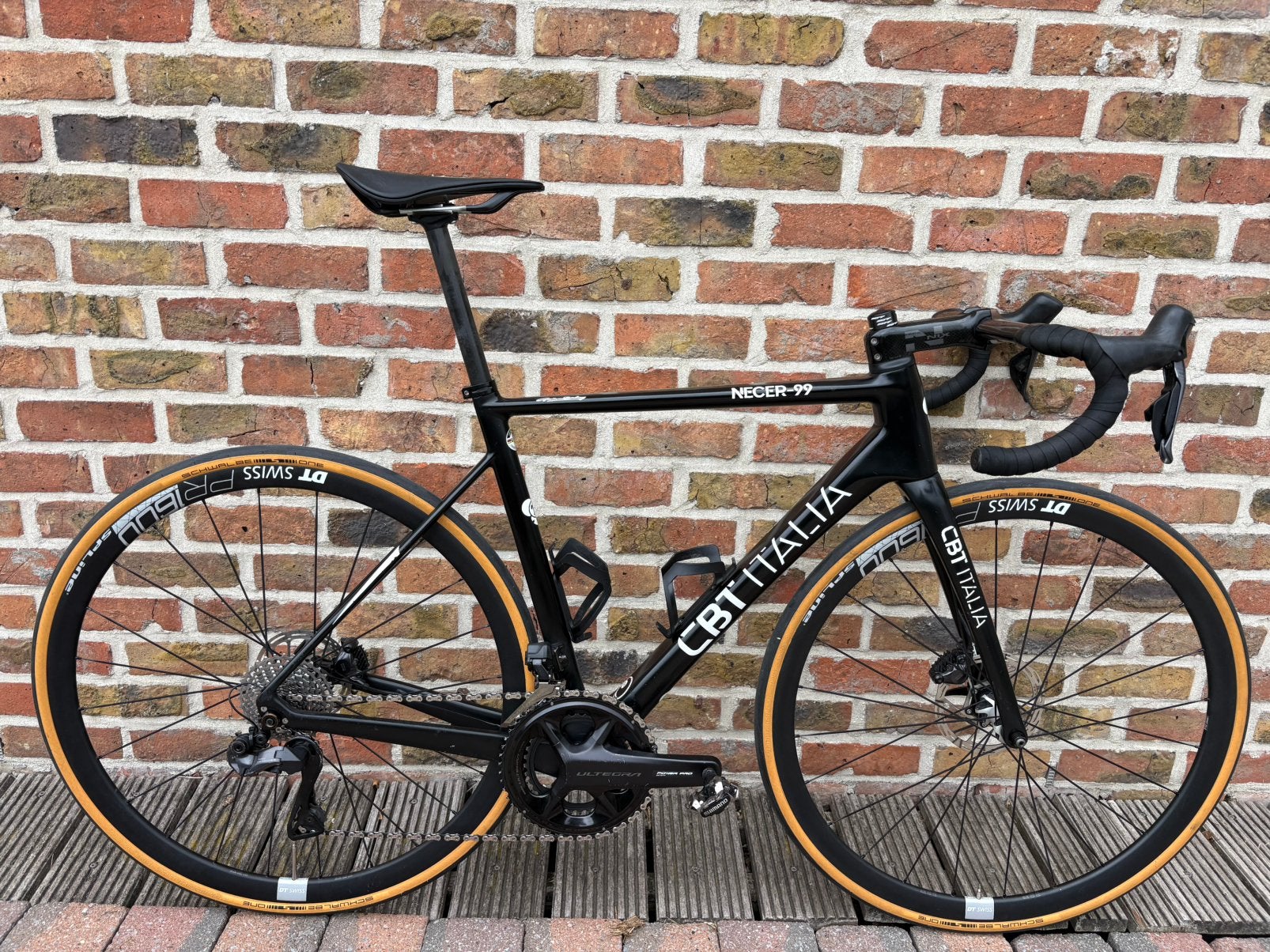 Vélo de route CBT Italia Necer-99 en carbone + powermeter, Autres marques, Enlèvement ou Envoi, Comme neuf, 53 à 57 cm