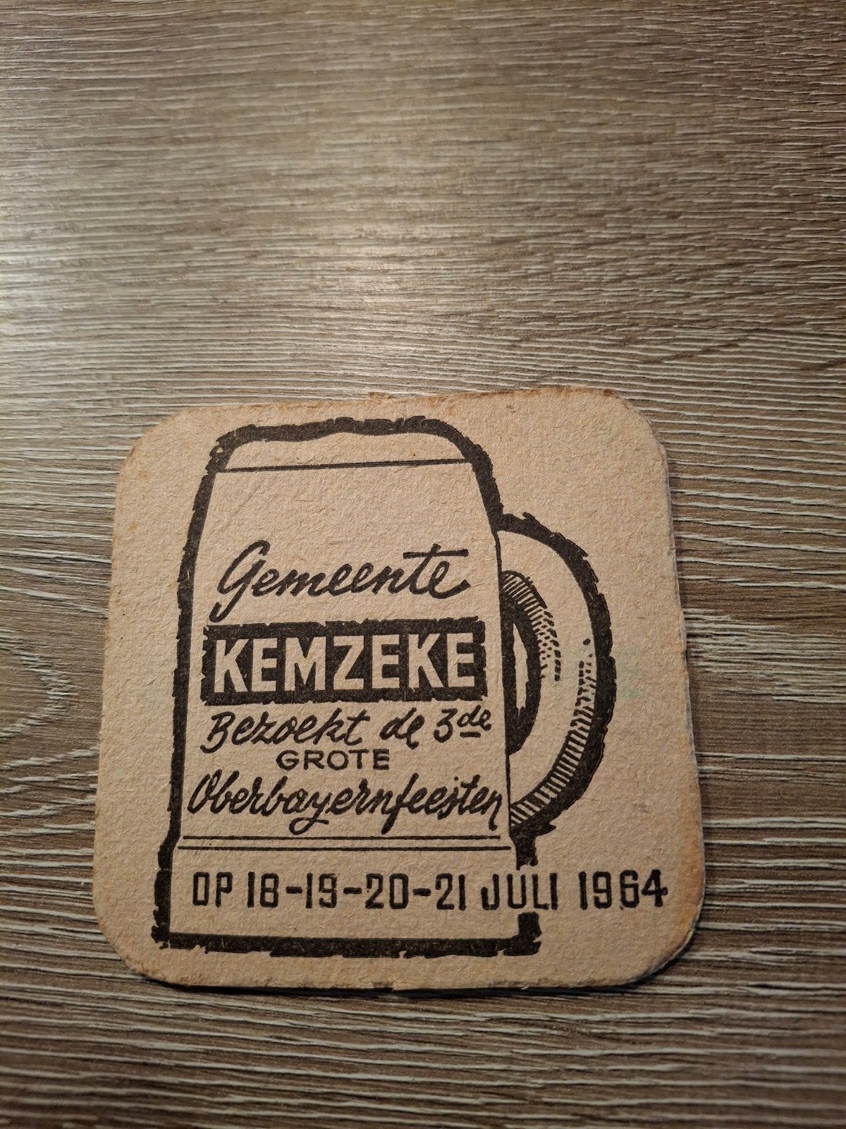 oud bierviltje anglo belge, Ophalen of Verzenden