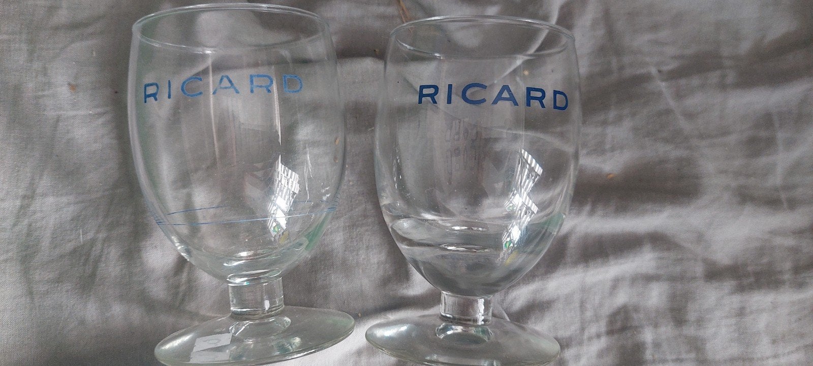 2 verres ricard, Collections, Marques & Objets publicitaires, Enlèvement ou Envoi