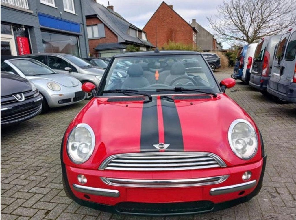 Mini Cooper — 1.6 essence automatique Bj 2008 150000km, Auto's, 4 cilinders, Cabriolet, 1600 cc, Leder