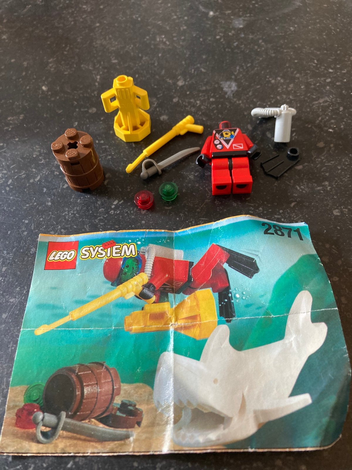 Pièces du système LEGO 2871, Enlèvement ou Envoi, Utilisé, Briques en vrac, Lego