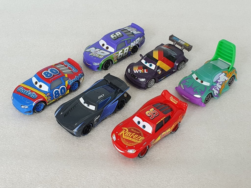 Lot van 6 diecast Disney Cars voertuigen, Ophalen of Verzenden, Gebruikt