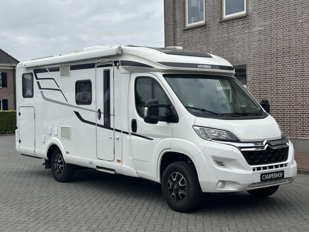 Hymer Exsis 580 PURE E&P levelsysteem, Caravans en Kamperen, Mobilhomes, Bedrijf, Half-integraal