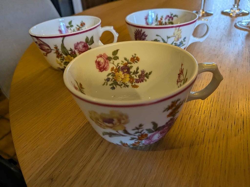 Haviland. Porselein uit Limoges. Set van 3 kopjes, Antiek en Kunst, Ophalen