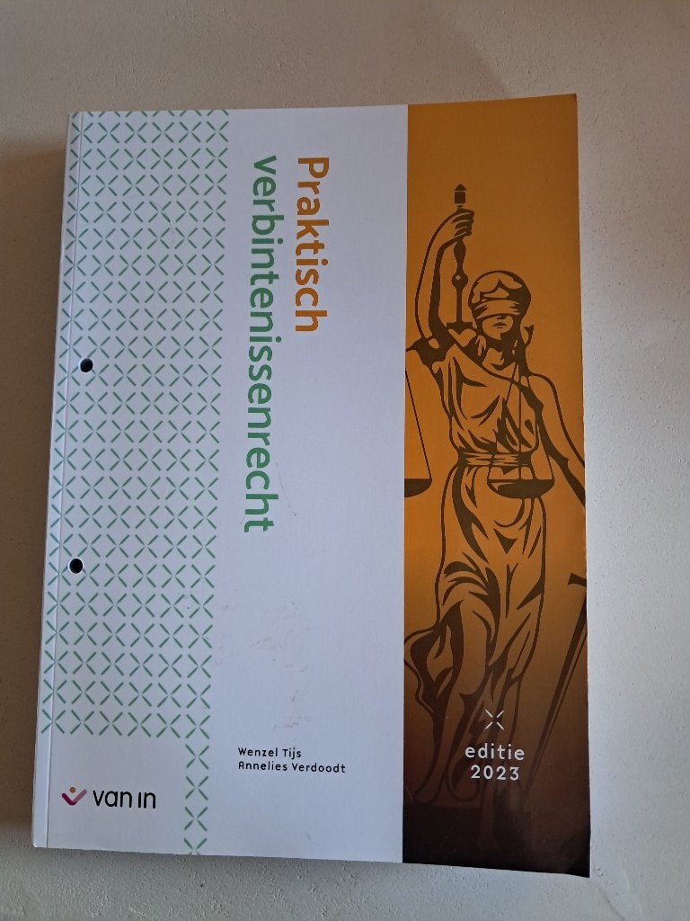 Handboek - Praktisch verbintenissenrecht (rechtspraktijk), Ophalen of Verzenden, Zo goed als nieuw, Hogeschool