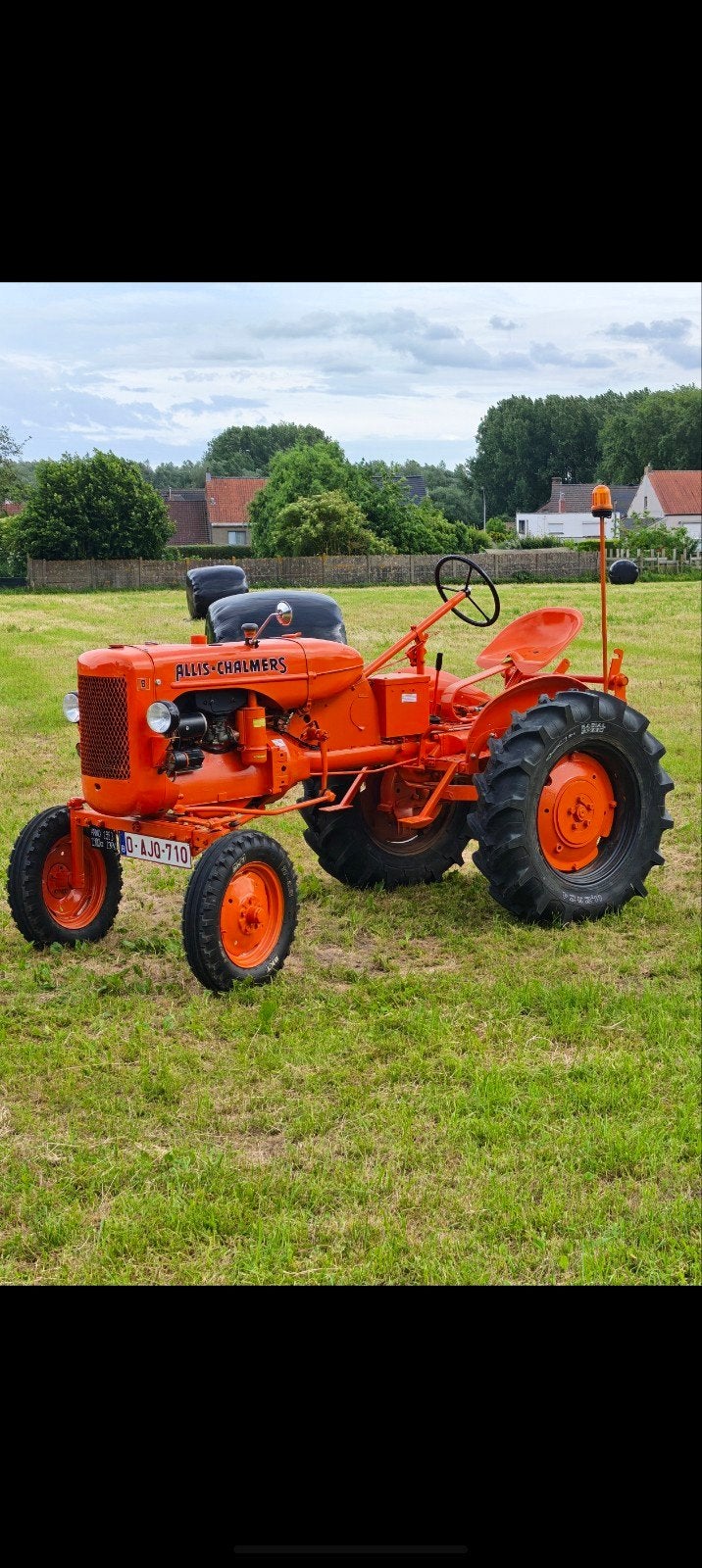 Allis Chalmers B oldtimer tractor, Enlèvement