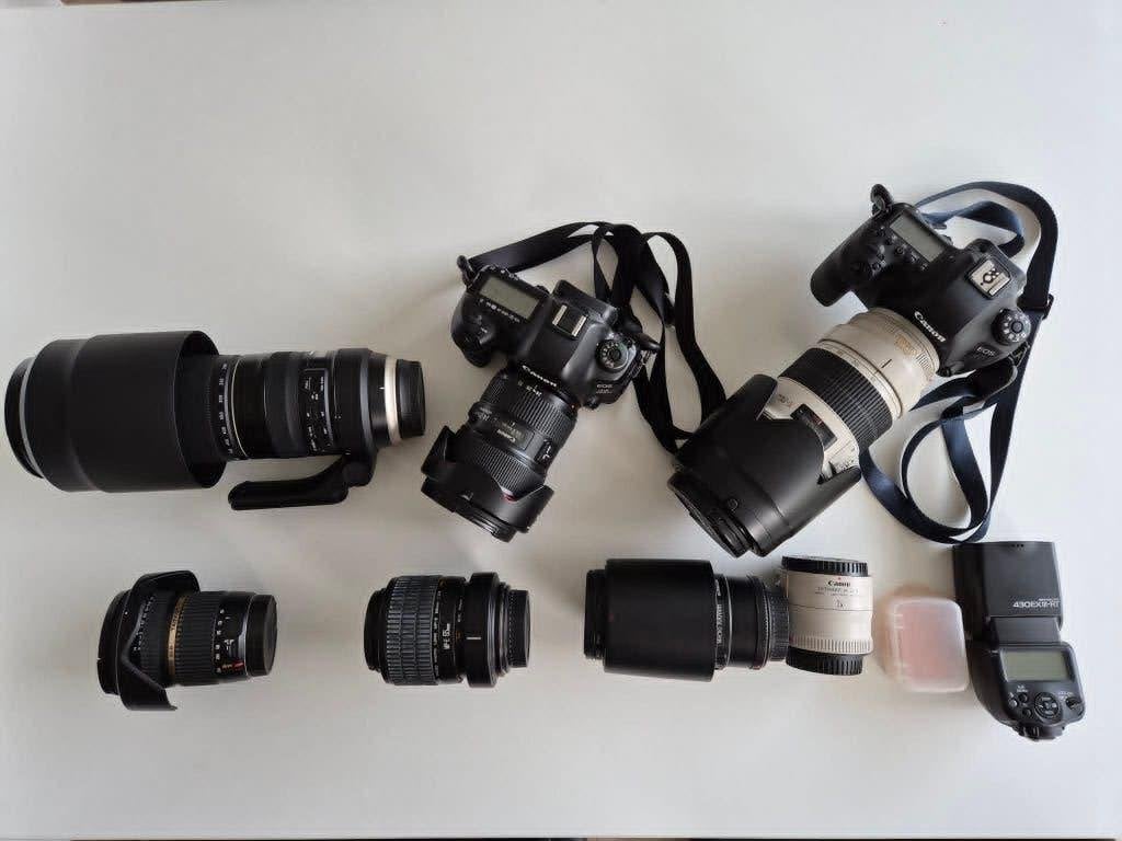 Canon complete set voor de beginnende hobbyfotograaf, Audio, Tv en Foto, Ophalen, Zo goed als nieuw, Spiegelreflex, Canon