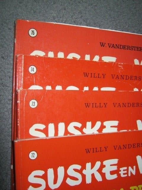 oude strip suske en wiske, Meerdere stripboeken, Ophalen, Gelezen, Willy Vandersteen