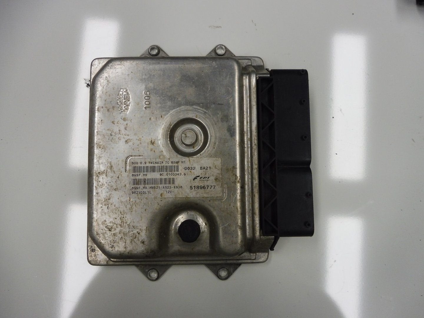 Computer Motormanagement met artikelnummer 51896777, -, Utilisé, Fiat, -