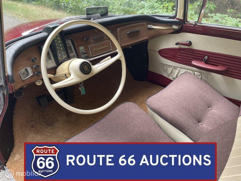 Auto Union 1000 Super | 1963 | Route 66 Auctions, Auto's, Overige merken, Zwart, Bedrijf, Handgeschakeld