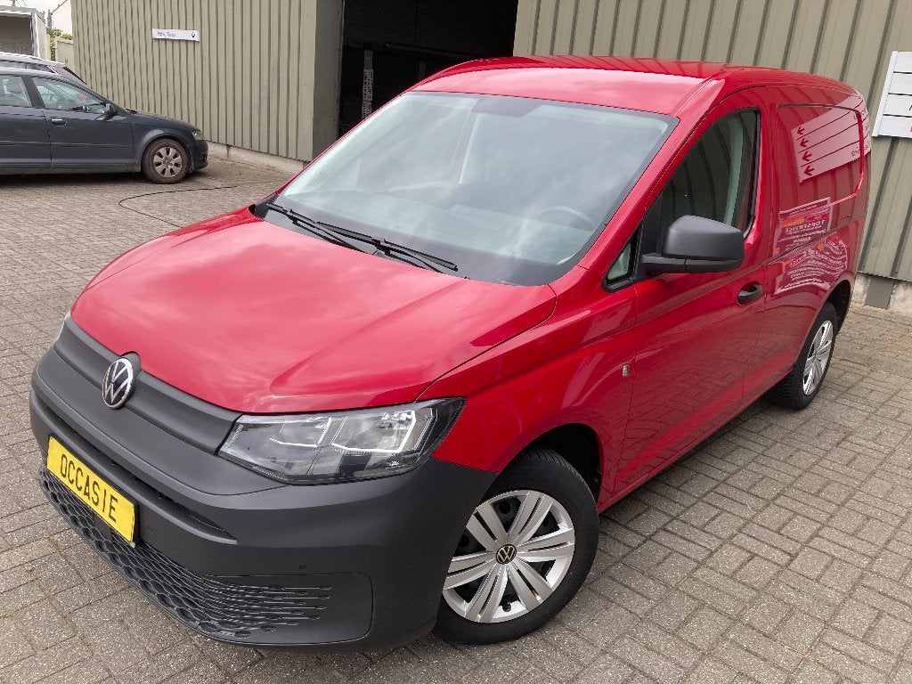 Caddy 114TSI -AUTOMATIC -Cargo léger -GPS -BT -Cruise -Park, Rouge, Achat, Entreprise, Volkswagen