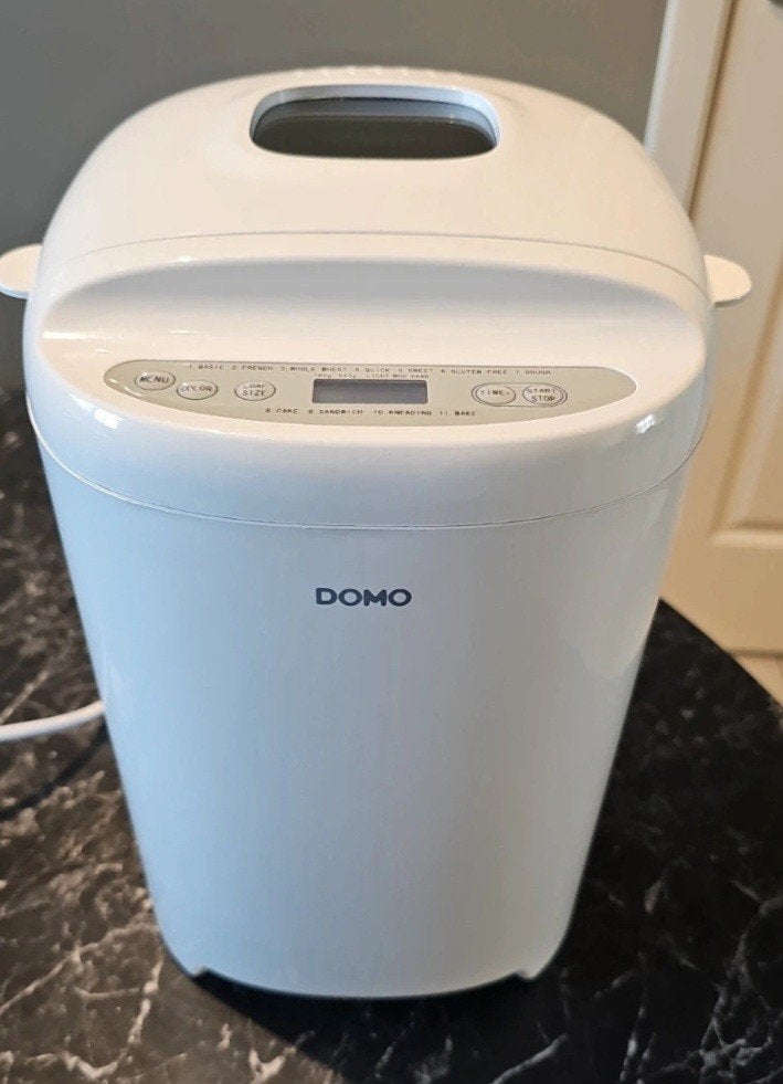 Domo broodbakmachine, Ophalen, Zo goed als nieuw, Zonder timer, Minder dan 400 gram deeg
