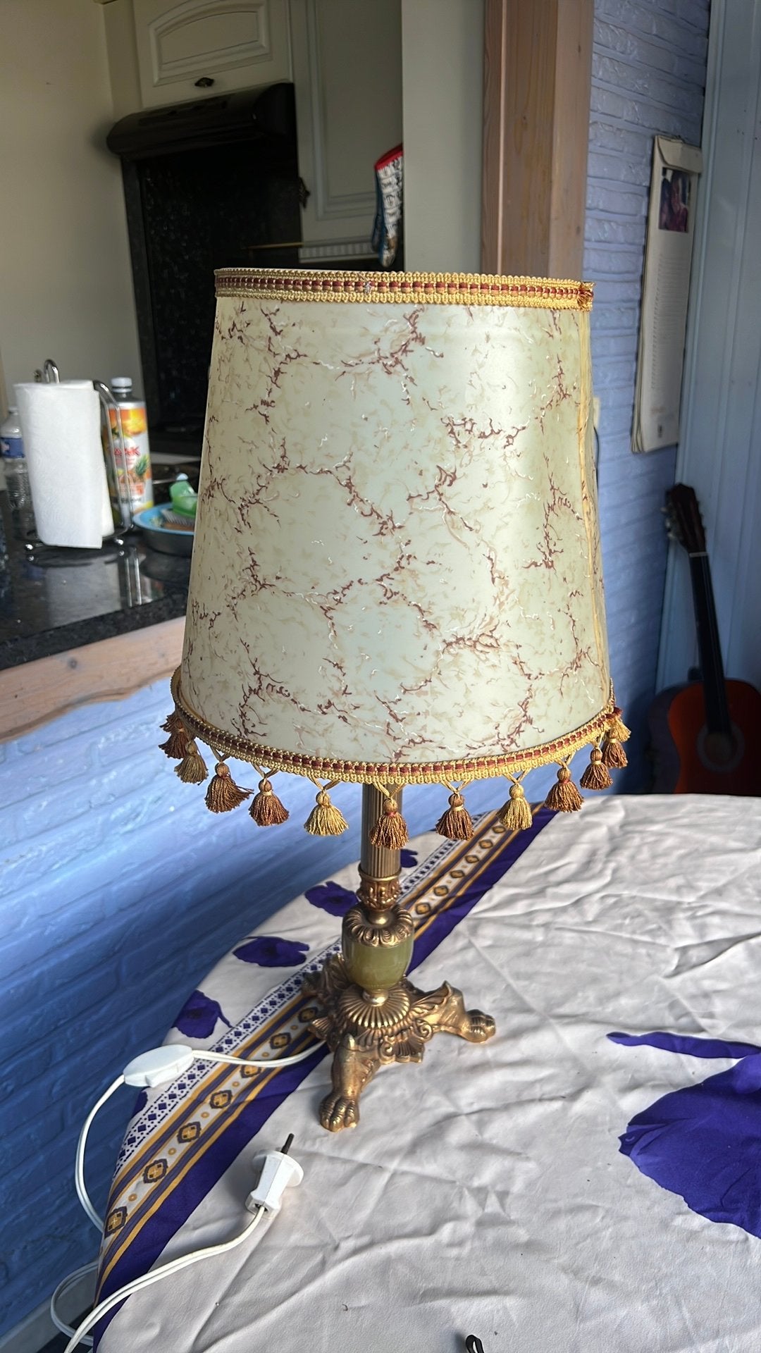 Vintage tafellamp, Maison & Meubles, Lampes | Abat-jour, Enlèvement, Utilisé