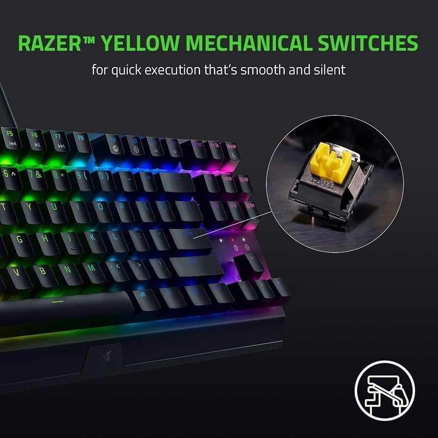 Razer blackwidow v3 yellow switches, Enlèvement ou Envoi