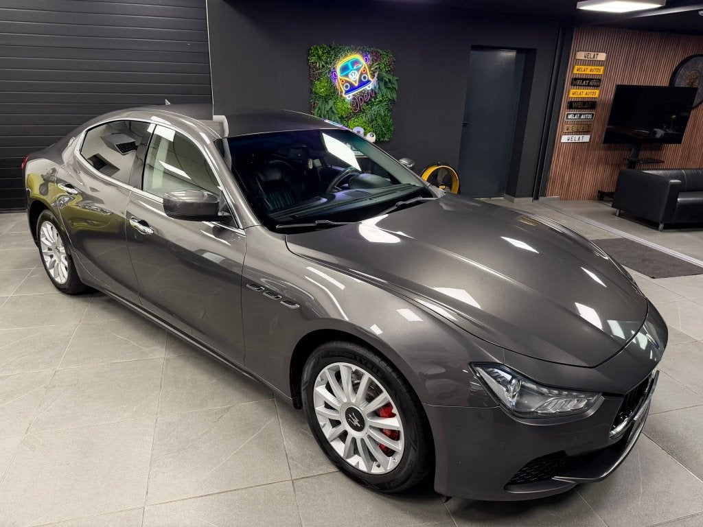 MASERATI GHIBLI  2016 DIESEL 3.0 V6 MOTOR TOP STAAT, Auto's, Maserati, Automaat, Dealer onderhouden, 158 g/km, Leder