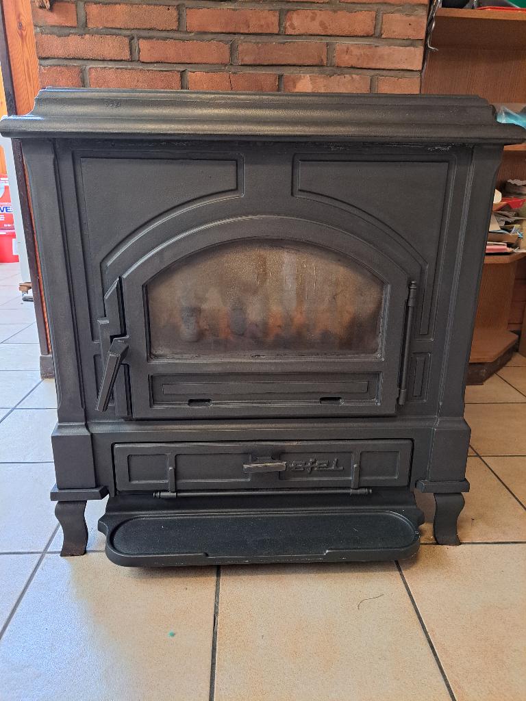 KACHEL ALLESBRANDER MET KOLEN EN BRANDHOUT, Ophalen, Hout, Allesbrander