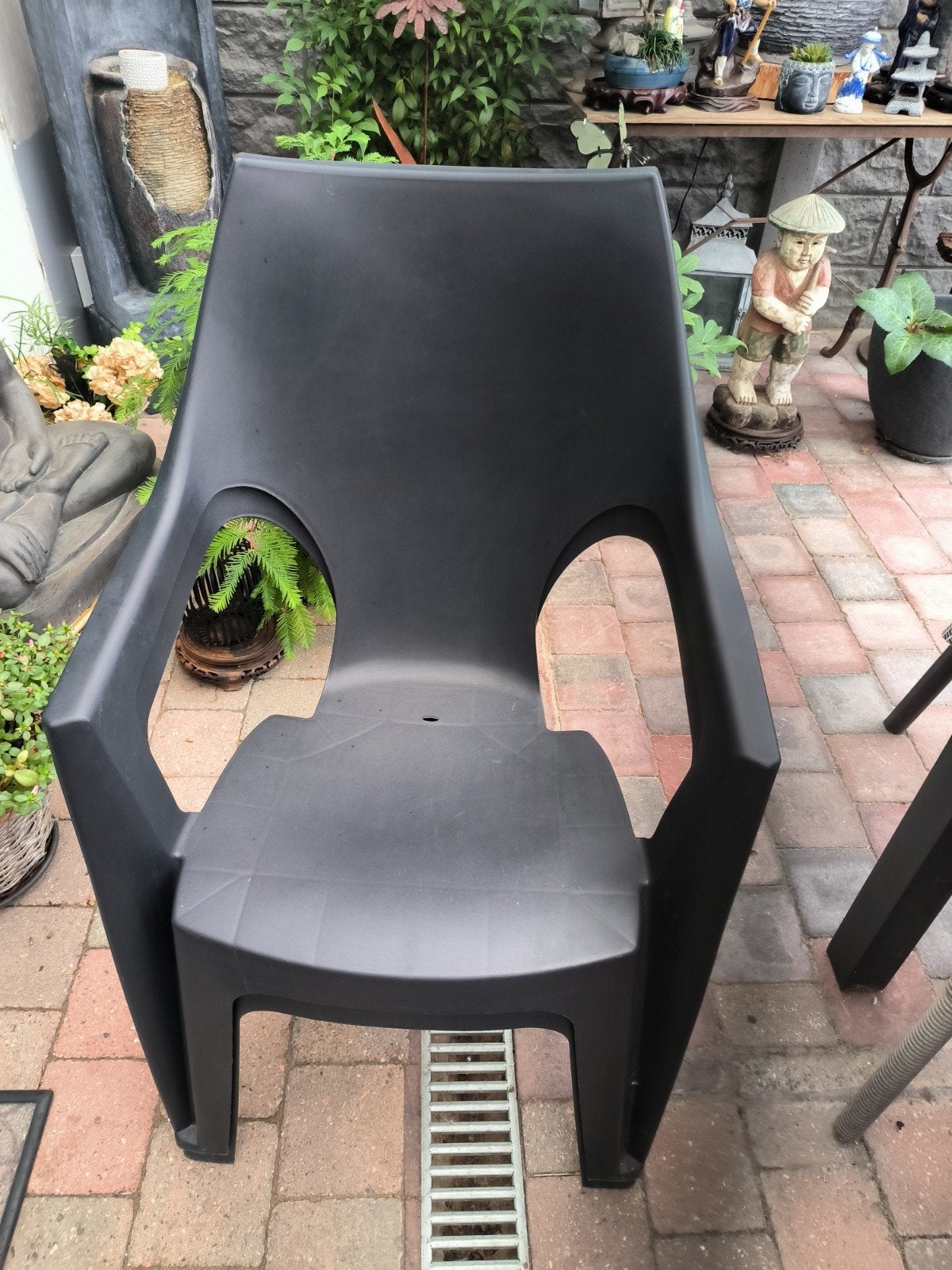 2 chaises de jardin empilables, Enlèvement ou Envoi, Comme neuf, Plastique, Empilable