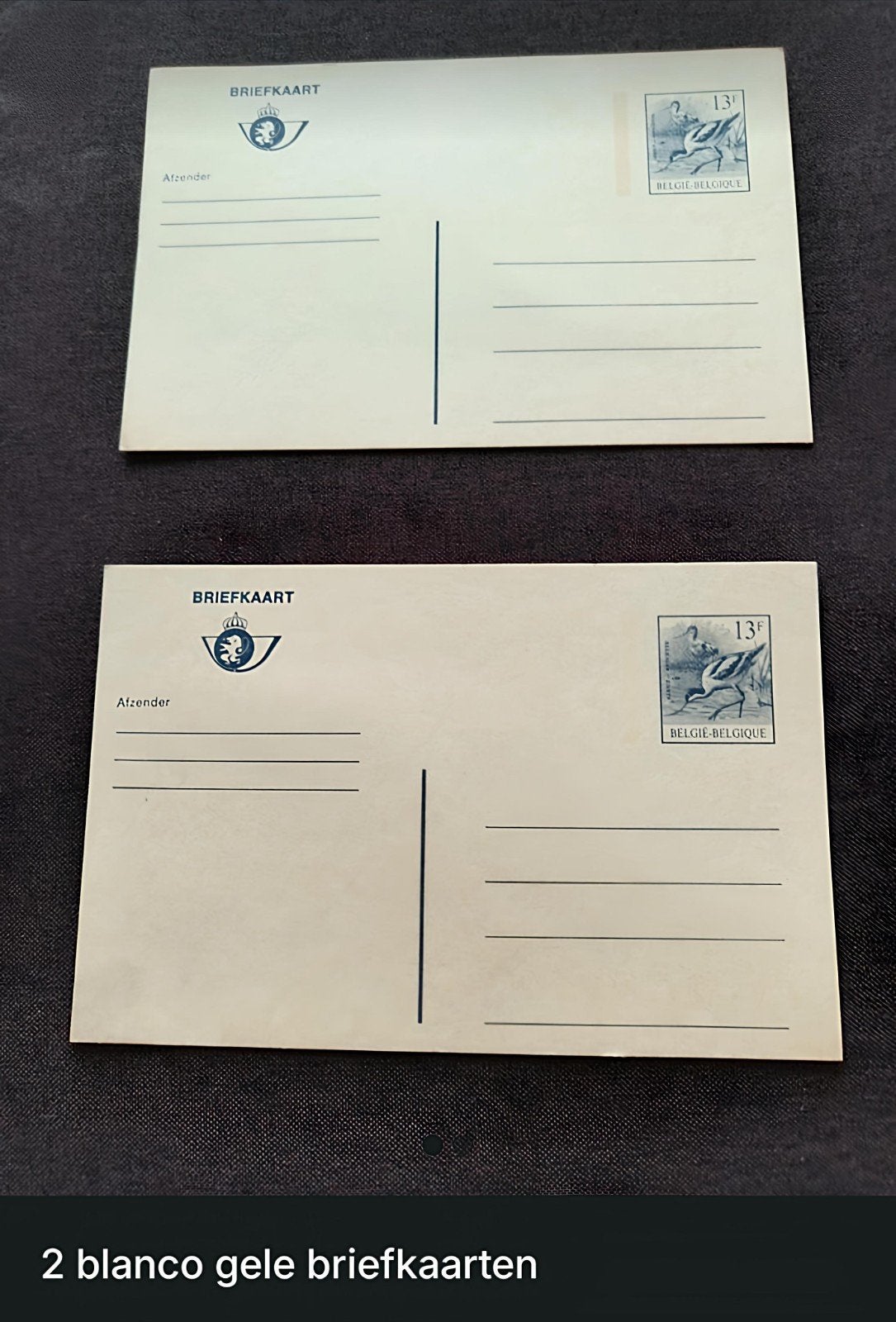 postfris gele briefkaart, Ophalen of Verzenden, Briefkaart