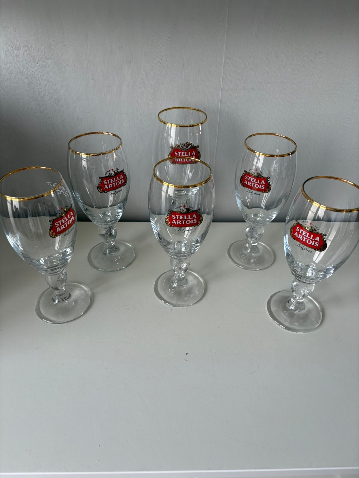 6 verres STELLA ARTOIS, Collections, Enlèvement ou Envoi, Neuf, Stella Artois
