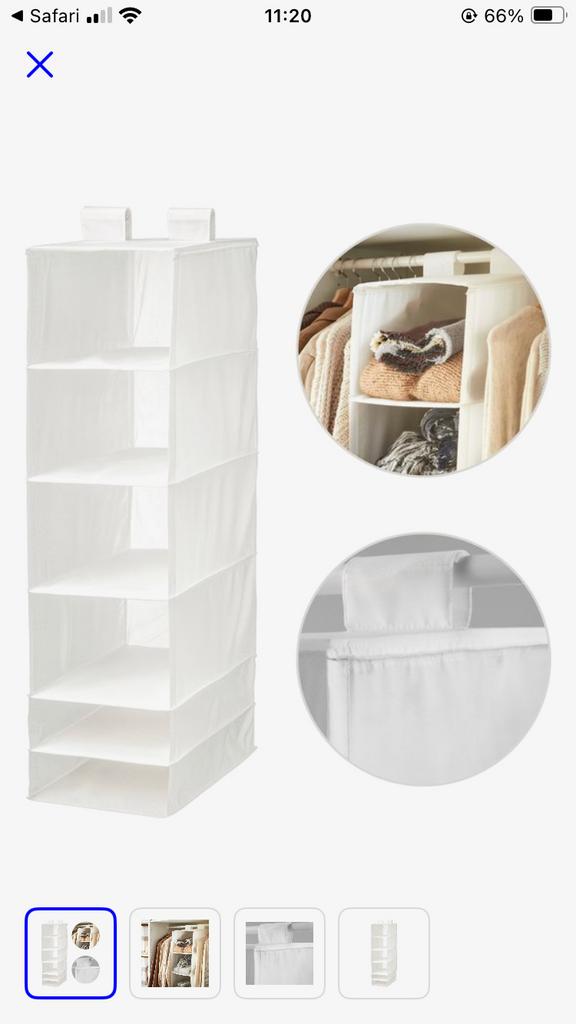 Ikea skubb kast organısızer hanger, Ophalen of Verzenden, Zo goed als nieuw