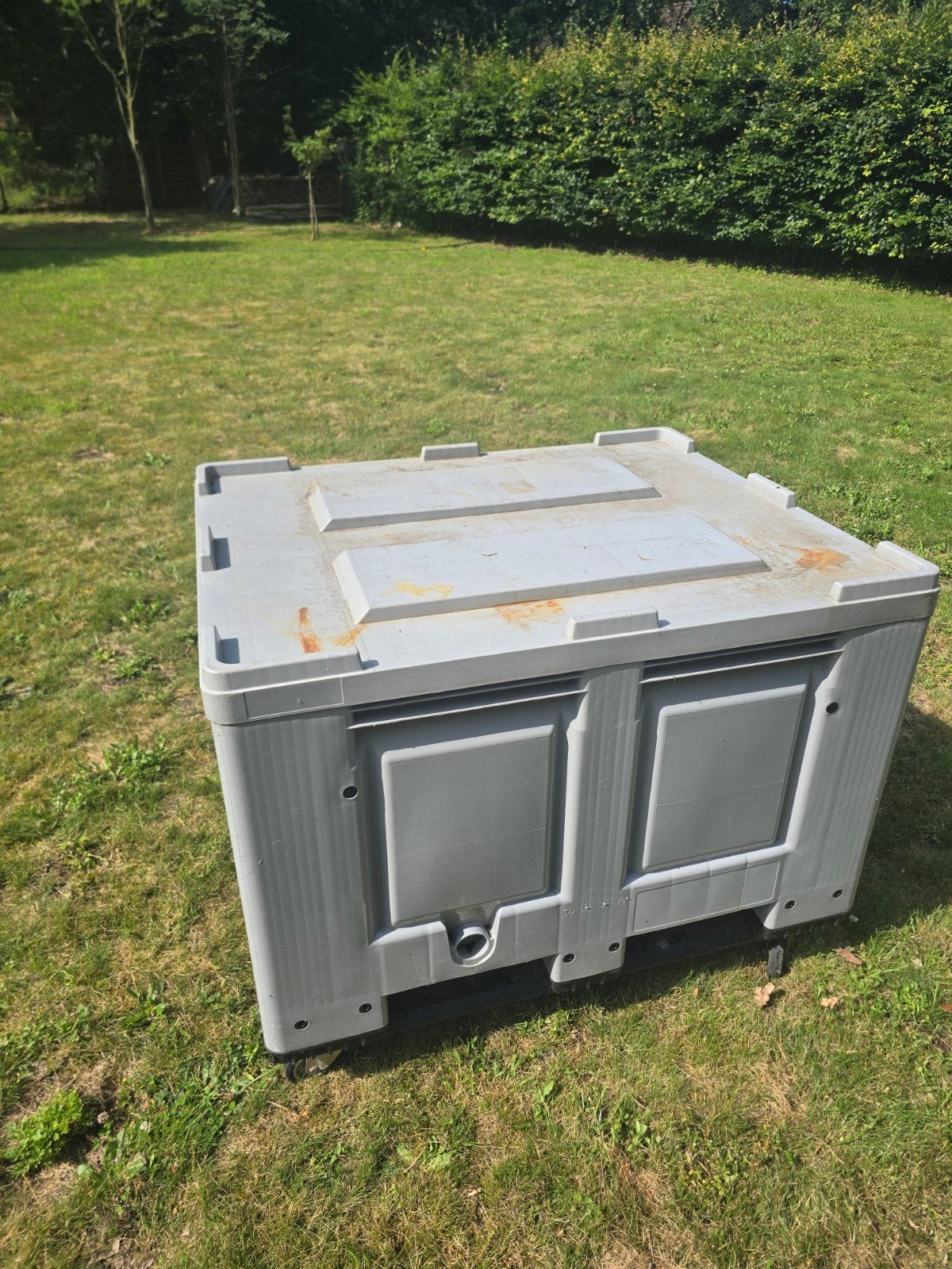 palletbox Big box schoeller 120x100cm op wielen., Ophalen, Gebruikt, 100 cm of meer, 60 cm of meer