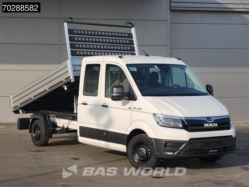 MAN TGE 3.180 Driezijdige Kipper Automaat Dubbel Cabine 2025, Auto's, Automaat, Stof, Euro 6, 4 cilinders