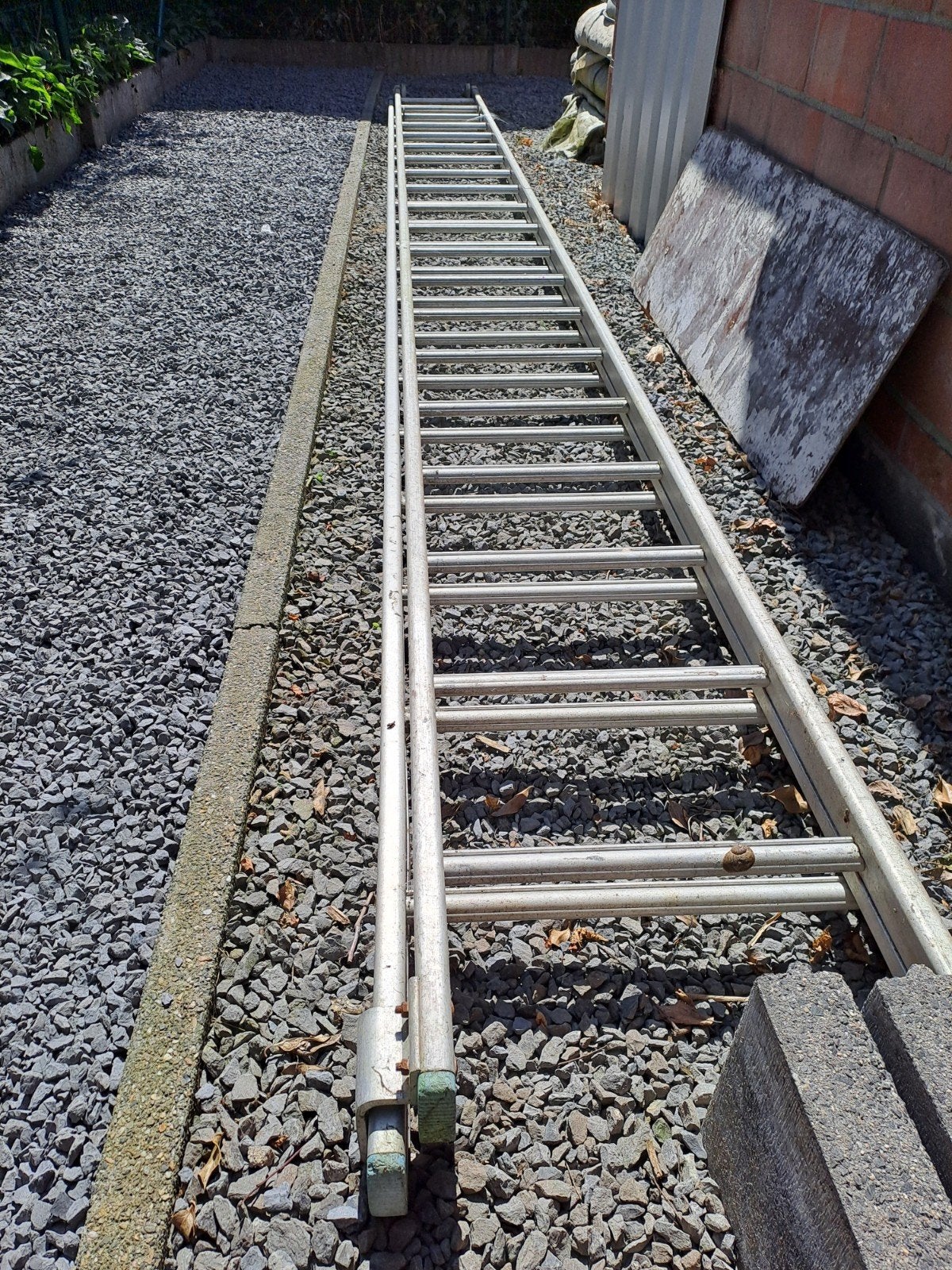 Schuifladder, Doe-het-zelf en Bouw, Ladders en Trappen, Ophalen