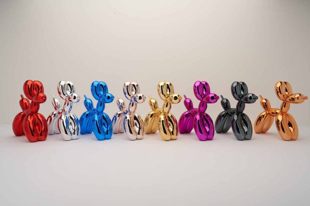 Jeff Koons (After) - Balloon Dog L/XXL, Antiquités & Art, Art | Objets design, Sculpture, 30 cm, Enlèvement ou Envoi, Multicolore