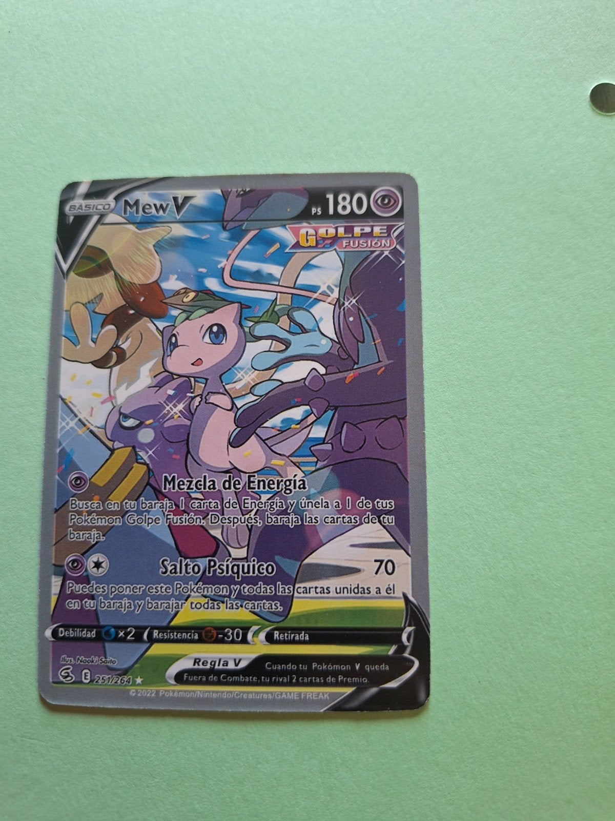 Pokemon-kaart MEW V 251/264, Hobby en Vrije tijd, Verzamelkaartspellen | Pokémon, Ophalen of Verzenden, Nieuw, Losse kaart, Foil