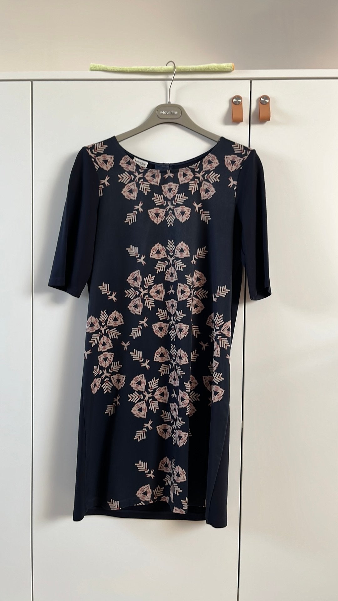 Jurkje Mayerline maat 40, Kleding | Dames, Jurken, Ophalen of Verzenden, Zo goed als nieuw, Maat 38/40 (M), Blauw