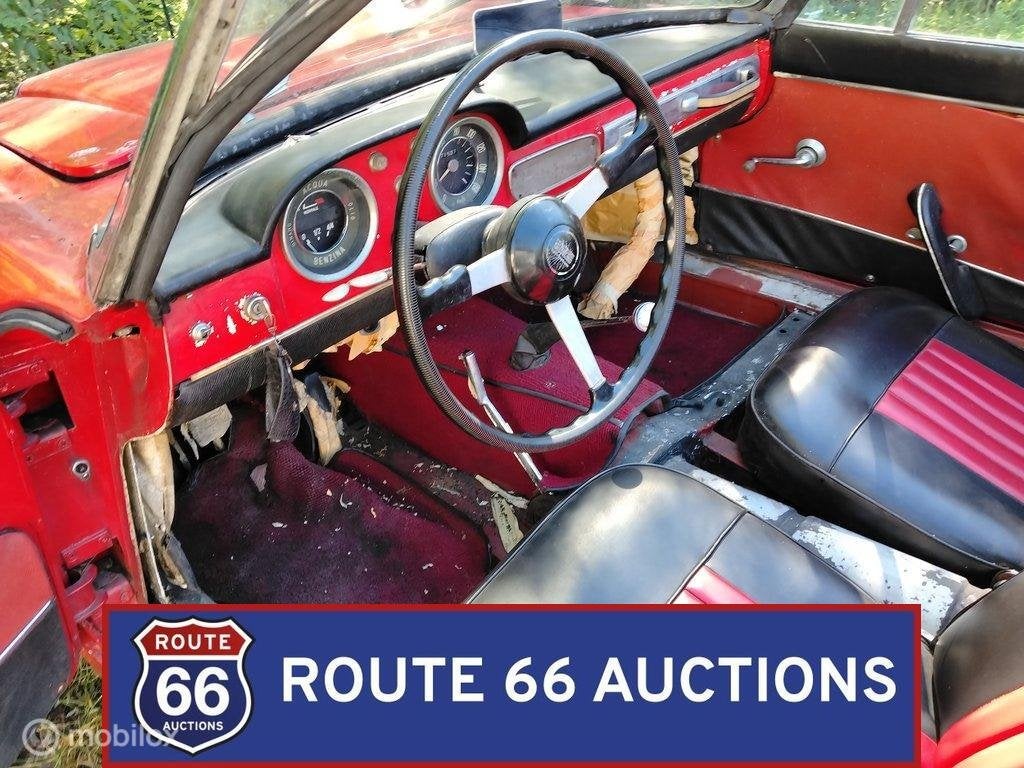 Fiat 1200 Cabriolet | 1960 | Route 66 Auctions, Autos, Achat, Entreprise, Boîte manuelle, Autre carrosserie
